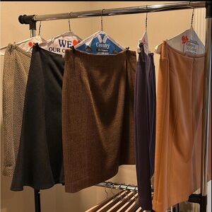 Assorted Skirt Collection in Neutral Tones